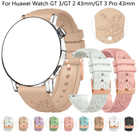 Gelang Silikon Lembut, Jalur 20mm, Untuk Jam Tangan Huawei GT 3, 2, GT2 42mm, GT3 Pro 43mm, Jam Tang