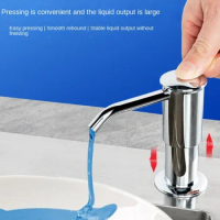 Detergent Presser Kitchen Soap Dispenser of Sink Washing Basin Detergent Pressing Utensil Lengthened Extension Pipe