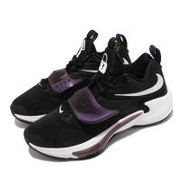 Nike 籃球鞋 Zoom Freak 3代 EP 運動 男鞋 希臘怪物 字母哥 氣墊 避震 包覆 黑 白 DA0695-001