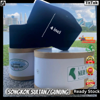 Songkok TINGGI 4 inci /Songkok SULTAN /Songkok Gunung /Hitam /Sekolah