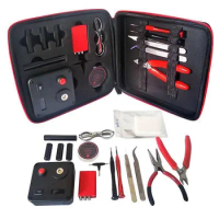 Coil Master V3 Tool Kit Coil Jig Rolling Bag DIY Cotton Tool 521 Mini Ohm Meter Device Rebuild Heating Wire