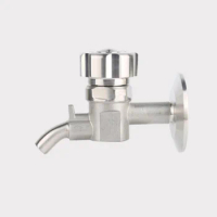 304 316L Stainless Steel Manual Tri Clamp Clamp butterfly type ball valve 1/2" to 4" port