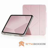 澳洲 STM OPP iPad 10.9 第10代 專用多角度折疊防摔保護殼 - 粉紅