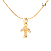 LS jewelry สร้อยคอผู้หญิงสร้อยคอจี้เครื่องบินขนาดเล็กของขวัญเครื่องประดับน่ารัก 20n