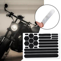 Reflective Sticker for Motorcycle Helmet Waterproof Strip Reflective Helmet Tape for Bicycle Trailers Cars Helmet Bikes premium