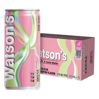 Watsons屈臣氏梳打水無糖0卡荔枝馬天尼風味265mlx15罐