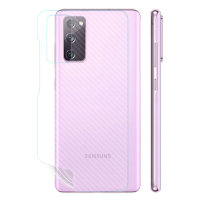 O-one大螢膜PRO Samsung三星 Galaxy S20FE 5G 全膠背面保護貼 手機保護貼-CARBON款