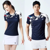 Running shirt Tennis shirt golf shirt polo shirt Badminton shirt Table tennis clothes sweat suit men and women Sports skirt 4