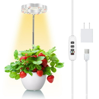 LED植物生長燈 全光譜植物燈天使環智能調光定時多肉植物補光燈