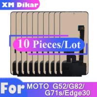 10 PCS/Lots NEW LCD For Motorola Moto G52 XT2221 Edge30 Display Touch Screen Panel Repair Assembly For Moto G71s G82
