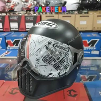 HELM CAKIL PILOT HBC RETRO CLASSIC ORIGINAL GREY GLOSY