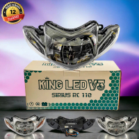 Pha Led 2 tầng KING LED V3 Sirius RC (Sử dụng ốp đầu lớn) - Đèn Xe Máy