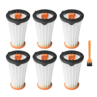 6 PCS HEPA Filter For Electrolux ZB3003 ZB3114 ZB5108 ZB6118 Vacuum Cleaner Replacement Accessories Parts