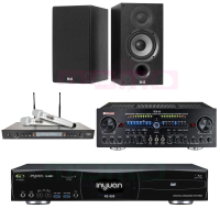 【音圓】S-2001 N2-550+Zsound TX-2+SR-928PRO+Elac Debut 2.0 DB62(點歌機4TB+擴大機+無線麥克風+喇叭)