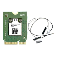 Thẻ WiFi 6E AX211NGW, 2.4G & 5G & 6G, M.2 CNVio Bluetooth 5.3, Hỗ trợ 802.11AX, Tương thích với Win1