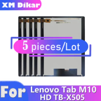 5Pcs/Lot 10.1" LCD For Lenovo Tab M10 TB-X505 TB-X505F TB-X505L TB-X505X Display Touch Screen Digitizer Assembly Repair Parts