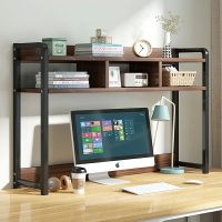 辦公桌置物架 桌面書架多層宿舍電腦書桌上收納整理置物架簡易鐵藝辦公小型書櫃『XY16751』