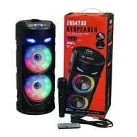 Bluetooth speaker portable pillar KTV wireless subwoofer speaker 18000 mAh lithium battery 30W USB drive speaker karaoke party