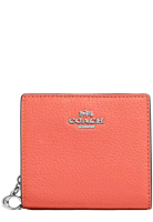 Coach Snap Wallet in Tangerine C2862