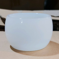 青玉瓷茶杯主人杯個人禪杯白玉瓷杯子家用喝茶玉石茶杯小茶碗