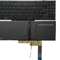 New US Russian RGB Keyboard For MSI GS76 Stealth 11ue 11ug 11uh MS-17M1 GF76 MS-17L1 GF66 GL66 MS-1581 MS-1582 English RU