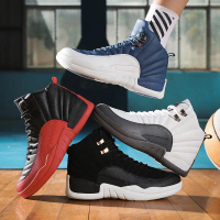 Ready Stock Big Size 39-47 Men's Basketball Shoes All Around Ankle Protection MVP
