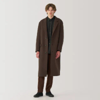 【MUJI 無印良品】MUJI Labo男喀什米爾混西裝式大衣(共3色)