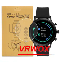 3 Pcs Screen Protector For Fossil Gen 5 Fossil Gen 4 Smartwatch TPU Nano Hard Plastic Protector Explosion-proof Film