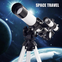 Teropong Bintang Monocular Finderscope Short Tripod