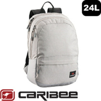 【Caribee 澳洲 RUSH 24L電腦背包《灰》】CE-6104/自助旅行/筆電背包/後背包手提包/行李包