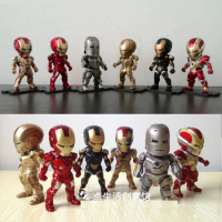 Good PVC Marvel Avengers Iron Spider Man Hulk Action Figure Anime Model Toy Collectibles Gift Full Set