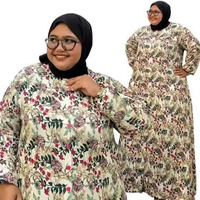 Zeba | Sabby Gamis Jumbo Daily Maxi Dress Rayon LD 120 130 140 150 Muat Wanita BB 70 sd BB 150 kg Mo