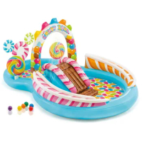 Intex 57149 Inflatable Play Center Water Park Inflatable Swimming Pool Slides Intex Candy Zone Play Center