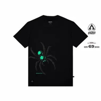 Aerostreet T Shirt Glow In The Dark Apocalyptic Hitam Man Kaos Tshirt AABAA Hitam L
