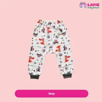 NOVA Celana panjang Bayi Rib 3-6 bulan Motif Fox - Celana bayi - Lavie baby house Abu