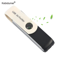 kebidumei USB Air Cleaner Purifier Mini USB ionic Air Purifier Ionizer Air Cleaner USB Adapter for Computer Car PC home
