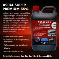 Aspal Cair Super Premium Kandungan Aspal 65% 1kg, 2kg, 5kg 1kg