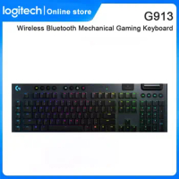 Logitech G913 LIGHTSPEED Wireless Bluetooth Mechanical Gaming Keyboard RGB Backlight Logitech Mechanical Keyboard