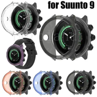 2PC/lots Protective Case Cover Shell For Suunto 9 /9 Baro / Spartan Sport Wrist Hr Baro Clear TPU Cases Smart Accessories Frame