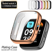 TPU Screen Protector Case For Xiaomi Redmi Watch 3 Active/Lite Full Cover Protective Shell Watch Case For Redmi Watch 3