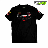 ROADMAX - Kaos GR Toyota Gazoo Racing Motorsport Hitam 30s