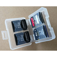 ◎相機專家◎ 透明記憶卡盒 SD SDXC 內存卡收納盒 可收納8SD 方便攜帶 防塵【跨店APP下單最高20%點數回饋】