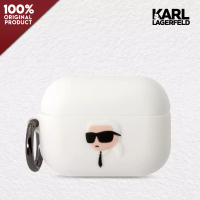 KARL LAGERFELD Case Airpods Pro Gen2 Karl Lagerfeld Silicone NFT Karl - White