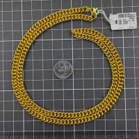 Emas 916,Rantai Leher Gajah Hollow 0.58cm Design:7790<Y06B1>L916C(YT)-Size: 67.5cm