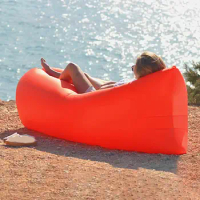 Inflatable Sofa Versatile Foldable Soft Portable Waterproof Fast Inflatable Lazy Sleeping Sofa for Outdoor Lazy Sofa Chair Mat