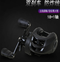 ~廣隆~入門款雙煞車 新手入門 防炸線水滴輪 剎車力 路亞水滴輪 魚線輪 海竿輪 小烏龜 海釣 釣魚 捲線器