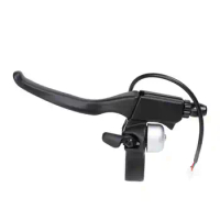 Electric Scooter Brake Lever Bell Waterproof Aluminum Alloy Scooter Hall Handbrake Brake Lever with Horn E Scooter Accessories