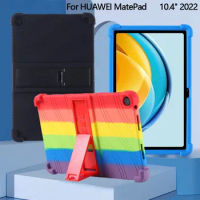 For Huawei MatePad 10.4 inch 2020 2022 Tablet Shockproof Cover for matepad BAH4-W09 L09 AL00 10.4 Silicon Stand Protective Shell