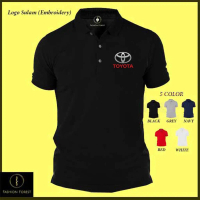 Baju Polo Kereta Toyota Lelaki Lengan Pendek T Shirt Sulam FGL