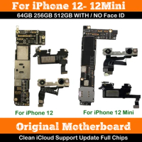 Good Tested Authentic Motherboard For iPhone 12 Mini 64g/128g/256g Original Mainboard With Face ID Cleaned iCloud Free Shipping